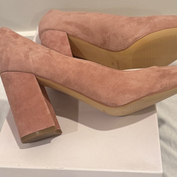 Nine West Women’s Pink Suede Udele Dress Pumps, women’s shoes pump, Heel size 9 - Picture 10 of 14